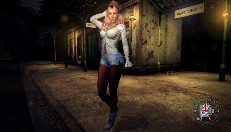 On a desolate platform